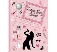 Primary Story Journal: Cute Taylor Inspired Collage Composition Book for K-2 | Dotted Midline and Picture Drawing Space