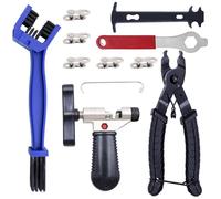 Primasage Herramienta Divisor de Cadena, Alicate de Cadena de Bicicletas Incluye 5 pares de Remaches, Tronchacadenas para Cadenas de Bicicleta de 6 a 12 Velocidades