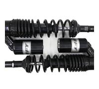 Primavera Amortiguador Aire Universal Motocicleta, Par de amortiguadores de aire universales for motocicleta de 360/350 mm, suspensión trasera de 7 mm, accesorios intercambiables for modelos de trabaj