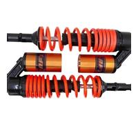 Primavera Amortiguador Aire Universal Motocicleta, Par de amortiguadores de aire universales for motocicleta de 360/350 mm, suspensión trasera de 7 mm, accesorios intercambiables for modelos de trabaj