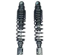 Primavera Amortiguador Motocicleta 1 Par De Amortiguadores Traseros Ajustables Con Amortiguación Incorporada Para Scooter Eléctrico(Black fork 290mm)