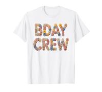 Primavera Cumpleaños Bday Crew Girl Flowers Sister Made In 1986 Camiseta