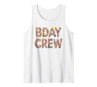 Primavera Cumpleaños Bday Crew Girl Flowers Sister Made In 1986 Camiseta sin Mangas
