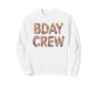 Primavera Cumpleaños Bday Crew Girl Flowers Sister Made In 1986 Sudadera