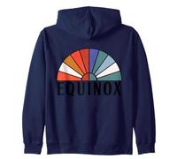 Primavera Equinoccio Luna Sol Feliz Pascua Ostara Marzo Equinoccio Sudadera con Capucha