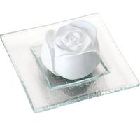 PRIMAVERA Piedra Difusora "Pétalos de Rosa" & Base Cristal Transparente - 1 set PRIMAVERA