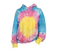 Primavera y otoño Nuevos niños Tie Dye Sudadera con Capucha Estampada 3D Sudadera con Capucha de Manga Larga con Bolsillo Sudadera con Capucha de Manga Larga Sudaderas Partido A Partido Sudadera