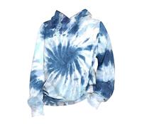 Primavera y otoño Nuevos niños Tie Dye Sudadera con Capucha Estampada 3D Sudadera con Capucha de Manga Larga con Bolsillo Sudadera con Capucha de Manga Larga Sudaderas Partido A Sudadera Hombre L