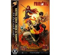 Prime 1 Studio Cola de Hadas -Natsu, Gris, Erza, Feliz -Estatua del. Bonus Vers. 1/7 57 cm