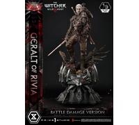 Prime 1 Studio Witcher 3 Wild Hunt - Figura Decorativa (88 cm), diseño de Geralt Von Rivia Battle
