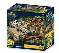 PRIME 3D Animal Planet - GES Jaguar | Rompecabezas lenticular 3D | 31 cm x 23 cm - 100 piezas | Juegos y rompecabezas | A partir de 5 años