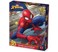Prime 3D Puzzle lenticular Marvel Spiderman 500 Piezas, Multicolor