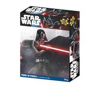 Prime 3D Puzzle lenticular Star Wars Darth Vader Pose Pelea 500 Piezas, Multicolor