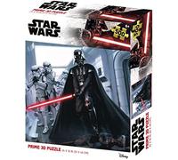 Prime 3D Puzzle lenticular Star Wars Darth Vader y Stormtrooper 500 Piezas, Multicolor