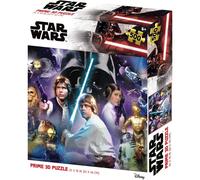 Puzle lenticular prime 3d 500 piezas star wars personajes