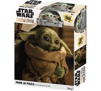 Prime 3D Puzzle Lenticular The Mandalorian Baby Yoda Cargado 500 Piezas