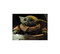 Prime 3D Puzzle lenticular The Mandalorian Grogu en Cochecito 500 Piezas, Multicolor