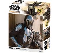 Prime 3D Puzzle Lenticular The Mandalorian Grogu y Mando 500 Piezas