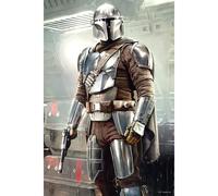 Prime 3d puzzle lenticular the mandalorian mando y grogu 200 piezas, m