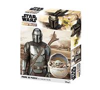 Puzle lenticular prime 3d 500 piezas the mandalorian el mandaloriano mando & grogu en capsula