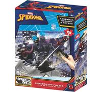 Puzzle para rascar prime 3d marvel spiderman vs venom 150 piezas