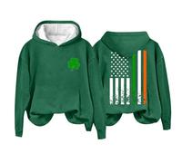 Prime Deals of The Day Today Only Gefuetterter Hoodie Damen Business Pullover Elegant Frauen Hoodie Schwarz Teenager Streifen Pullover Damen Hoodie mit Reissverschluss Damen Beige, #5-verde, L