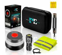 PRIME ESSENTIALS® PACK AHORRO 2X1 Baliza V16 homologada dgt con geolocalizador I Luz de emergencia V16 Homologado DGT 3.0 con geolocalización I Exigible en 2026 I Kit de Emergencia Para coche y Moto.