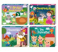 Prime fiabe pop: Il brutto anatroccolo-Cenerentola-I tre porcellini-Pinocchio (4 titoli sfusi)