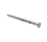 Prime-Line 9055232 Lag perno en forma de tornillo, cabeza hexagonal, 1/4 en x 3 - 1/2 en, acero galvanizado, 100 unidades)