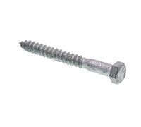 Prime-Line 9056353 Lag perno en forma de tornillo, cabeza hexagonal, 3/8 en X 3 - 1/2 en, acero galvanizado, 50 unidades)