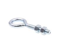 Prime-Line 9066592 Pernos de ojo con tuerca, 5/16"-18 x 3-1/4", acero chapado en zinc, paquete de 20