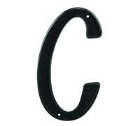 Prime-Line MP4108 4 In. House Letter C Diecast Black Finish (2 Pack)