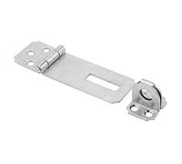 Prime-Line MP5057 - Cerrojo de seguridad, 3-1/2 pulgadas, construcción de acero, acabado chapado en zinc, grapado fijo, paquete de 1