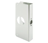 Prime-Line MP9453 Lock and Door Reinforcer 1-3/4 in. x 2-3/4 in. Stainless Steel Natural Finish (Single Pack)
