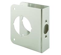 Prime-Line MP9454 Lock and Door Reinforcer 1-3/8 in. x 2-1/8 in. Stainless Steel Natural Finish (Single Pack)