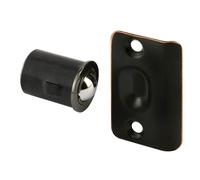 Prime-Line N 7333 Drive-in Ball Catch with Strike Large Classic Bronze (Single Pack)