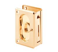 PRIME-LINE N 7365 Manija de puerta de bolsillo, latón pulido, 3-3/4 in