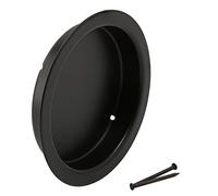 PRIME-LINE N 7571 Tirador de Dedo para Puerta de Armario, Matte Black