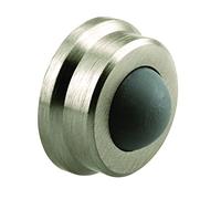 Prime-Line productos J 4647 puerta pared tope con tope de goma, 2,54 cm, cromo cepillado, J 4844