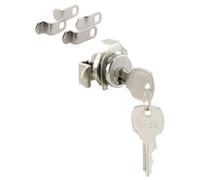Prime-Line productos S 4573 buzón Lock, 5 Cam, acabado de níquel, nacional cerrajero, se abre sentido antihorario, rotación de 90º