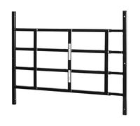 Prime-Line productos S 4751 fijo ventana Guardia, 31 en. - 54 cm x 21 - 1/2 en., acero, negro, 4 - Barra, non-egress
