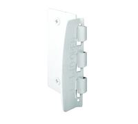 Prime-Line productos U 9888 funda acción acero cerradura de la puerta, acabado blanco