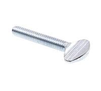 Prime-Line Products 9045464 Tornillo de pulgar, cabeza de pala, 1/10.2 cm-20 x 1-1/5.1 cm, acero chapado en zinc, paquete de 25