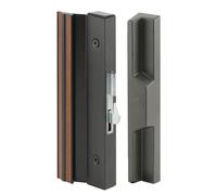 Prime-Line Products C 1125 - Juego de manijas de puerta corredera antielevación, aluminio negro y fundido a presión