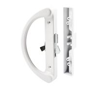Prime-Line Products C 1253 deslizante tirador de puerta, gancho pestillo, color blanco
