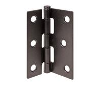 Prime-Line Products K 5039 Protector de puerta Bisagra acero, negro, (Pack de 2)