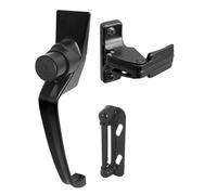 Prime-Line Products K 5082 Push botón Latch con 1 - 1/2 pulgadas Agujero Centro, color negro