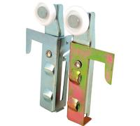 Prime-Line Products N 6548 armario puerta rodillo, 1 Izquierda 1 derecho, montaje superior, 7/8-inch nailon rueda