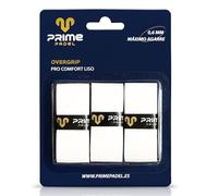 PRIME PADEL - Grip Padel Extra Adherente - Overgrips Padel Blanco - Set 3/6/12/60 Over Grip Profesional Absorbe Sudor - Padel Grip Antideslizante - Grips Padel Liso Máximo Agarre (Tambor 60 overgrips)