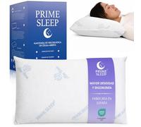PRIME SLEEP Almohada Viscoelástica 70 cm Alta Densidad 51kg/m³ Aloe Vera| Núcleo Viscoelástico Célula Abierta Transpirable | Firmeza Media | Soporte Estable Durante Toda la Noche